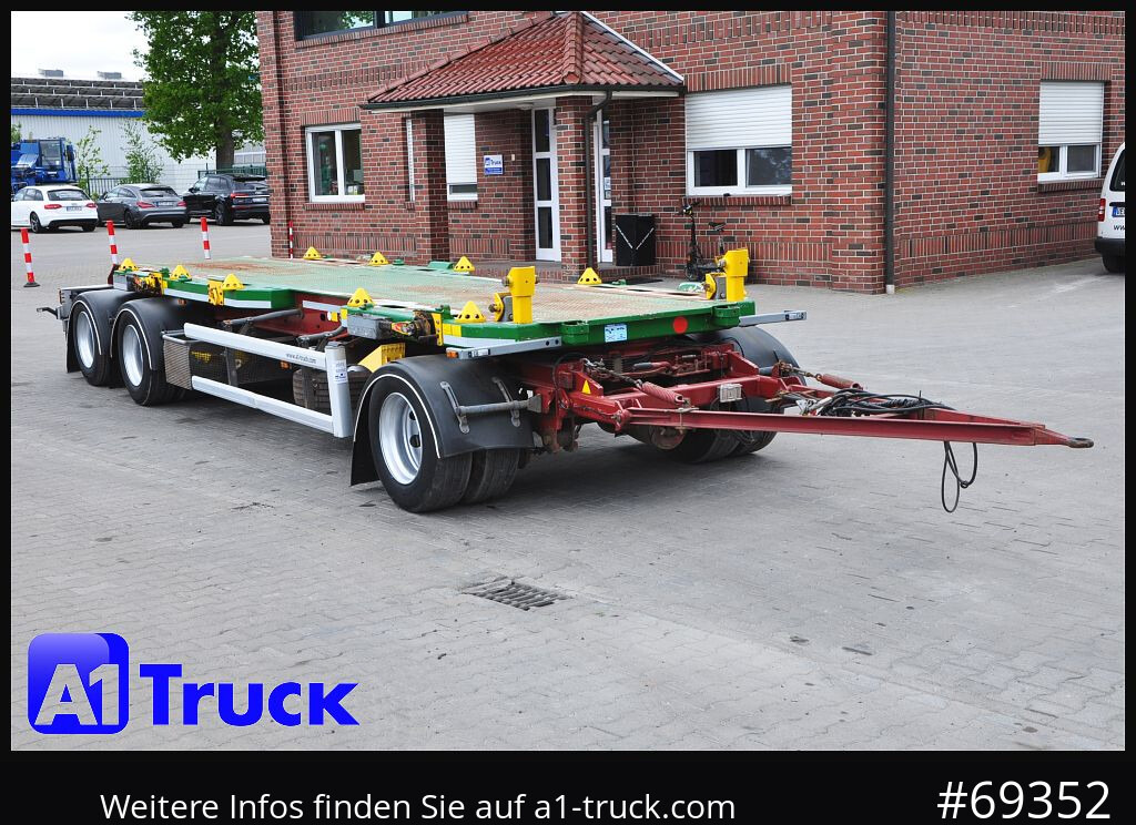 HUEFFERMANN Abstetzanhänger HMA 24. Safety-Fix, - Rơ moóc thùng chứa: hình 1 HUEFFERMANN Abstetzanhänger HMA 24. Safety-Fix, - Rơ moóc thùng chứa: hình 1