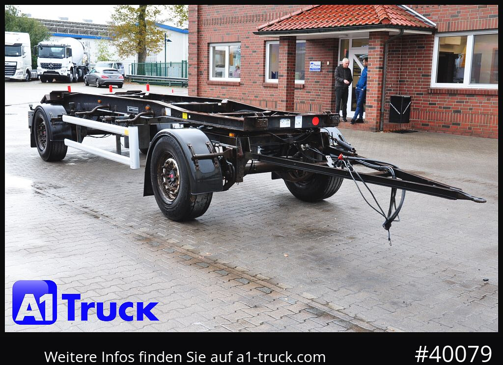 HUEFFERMANN HSA 1870, Abrollanhänger, Schlitten, - Rơ moóc thùng chứa: hình 1 HUEFFERMANN HSA 1870, Abrollanhänger, Schlitten, - Rơ moóc thùng chứa: hình 1