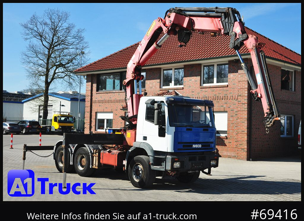 IVECO 420 6x4, HMF3722 Jib Funk Seilwinde, - Xe cẩu tự hành: hình 1 IVECO 420 6x4, HMF3722 Jib Funk Seilwinde, - Xe cẩu tự hành: hình 1