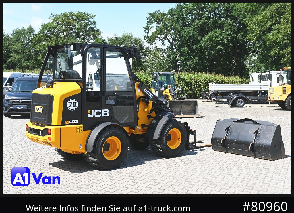 Máy xúc lật bánh lốp JCB JCB 403 SP Radlader, Palletengabel, Kabine, Zusatzhydraulik: hình 9