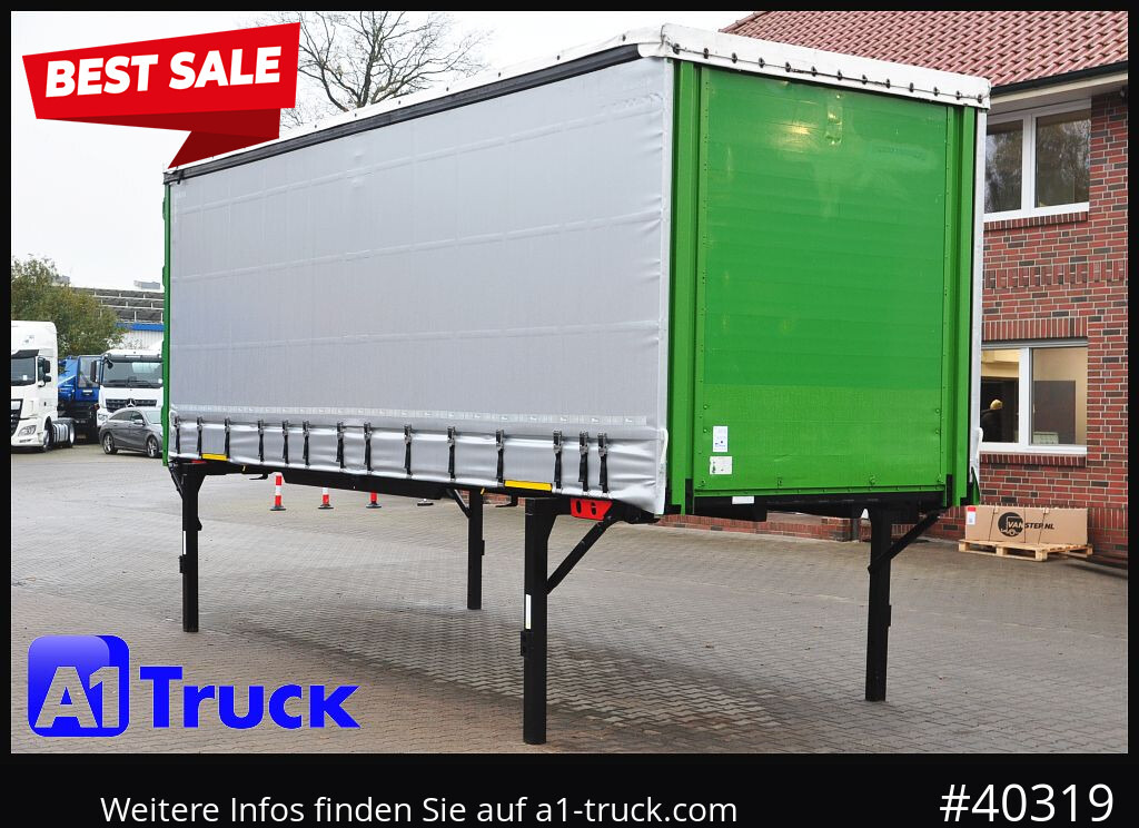 KOEGEL 7.45 BDF Wechselbrücke, neue Plane, Bordwand - Rèm bên hoán đổi thân: hình 1 KOEGEL 7.45 BDF Wechselbrücke, neue Plane, Bordwand - Rèm bên hoán đổi thân: hình 1