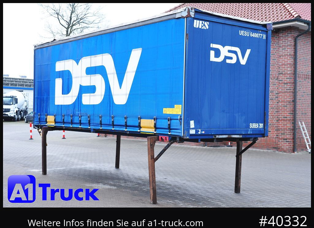 KRONE 7.45 BDF Wechselbrücke, Schiebeplane - Rèm bên hoán đổi thân: hình 1 KRONE 7.45 BDF Wechselbrücke, Schiebeplane - Rèm bên hoán đổi thân: hình 1