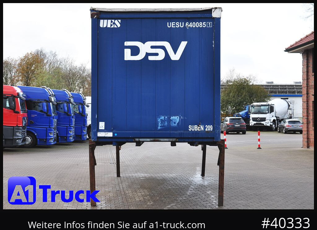 KRONE 7.45 BDF Wechselbrücke, Schiebeplane - Rèm bên hoán đổi thân: hình 2 KRONE 7.45 BDF Wechselbrücke, Schiebeplane - Rèm bên hoán đổi thân: hình 2