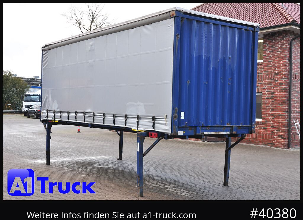 KRONE 7.45 BDF Wechselbrücke, Schiebeplane - Rèm bên hoán đổi thân: hình 1 KRONE 7.45 BDF Wechselbrücke, Schiebeplane - Rèm bên hoán đổi thân: hình 1