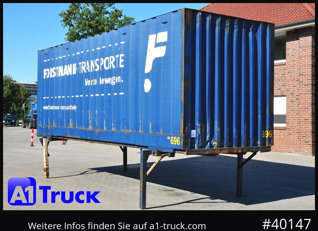 KRONE BDF 7,82 Container, 2700mm Innenhöhe, Portaltür - Container biển: hình 1 KRONE BDF 7,82 Container, 2700mm Innenhöhe, Portaltür - Container biển: hình 1