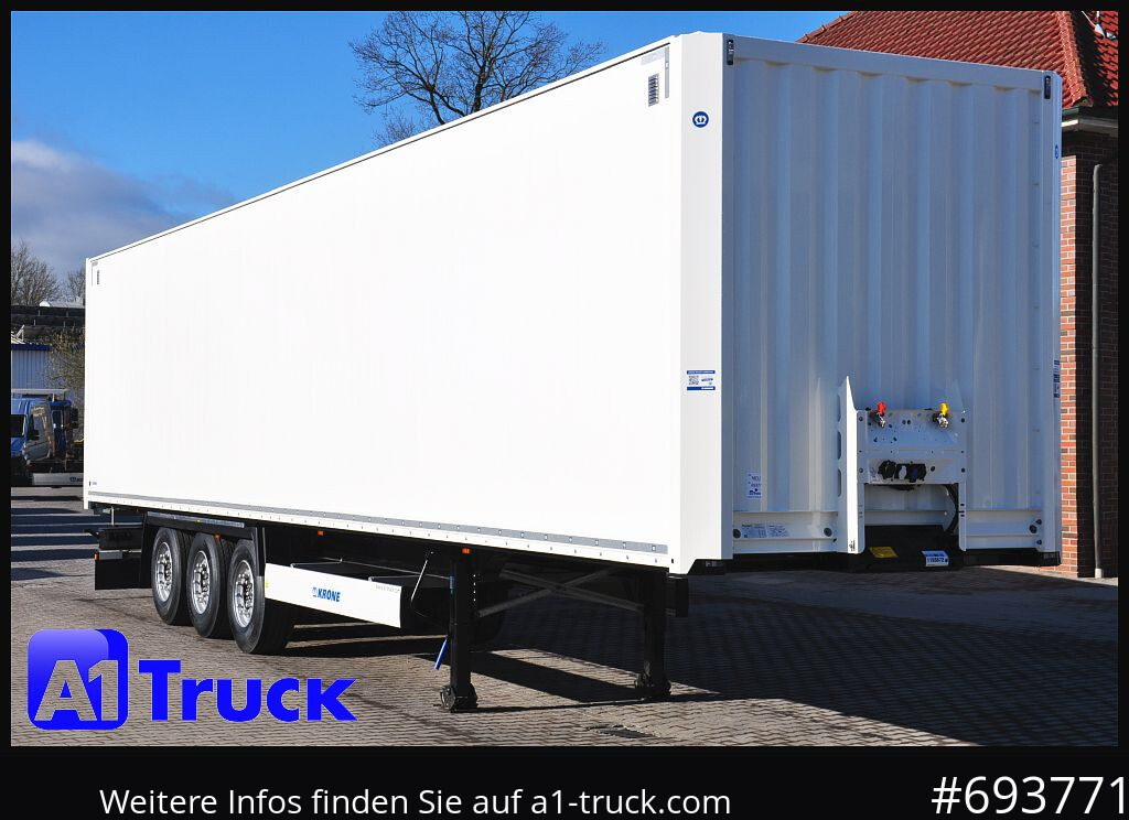 KRONE SD Koffer, Liftachse, Code XL, VDI 2700, SOFORT - Sơ mi rơ moóc hộp kín: hình 1 KRONE SD Koffer, Liftachse, Code XL, VDI 2700, SOFORT - Sơ mi rơ moóc hộp kín: hình 1