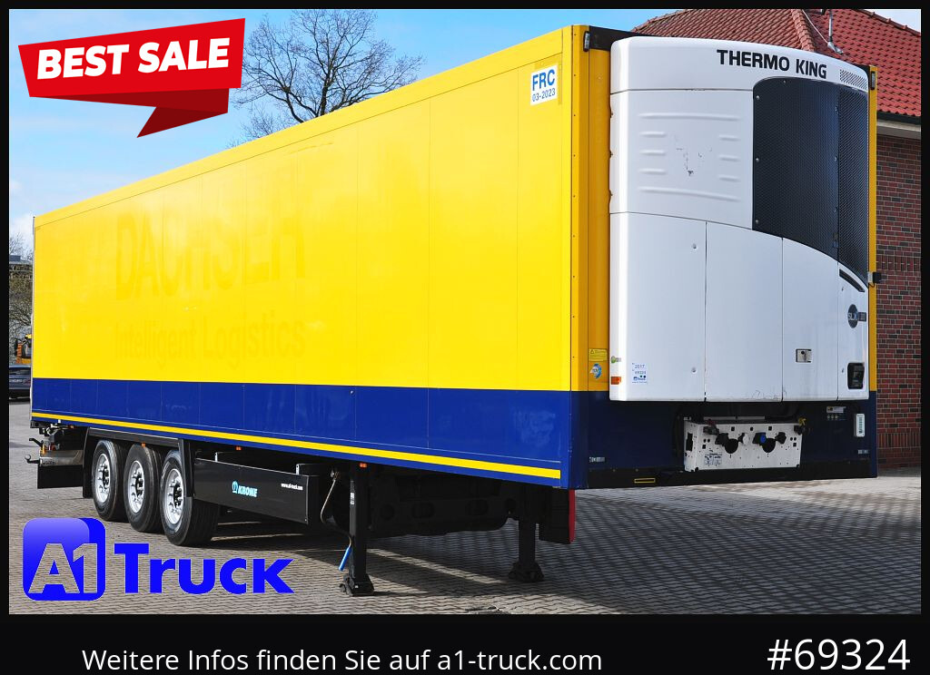 KRONE SD, ThermoKing SLX i 300, Doppelstock, - Sơ mi rơ moóc đông lạnh: hình 1 KRONE SD, ThermoKing SLX i 300, Doppelstock, - Sơ mi rơ moóc đông lạnh: hình 1