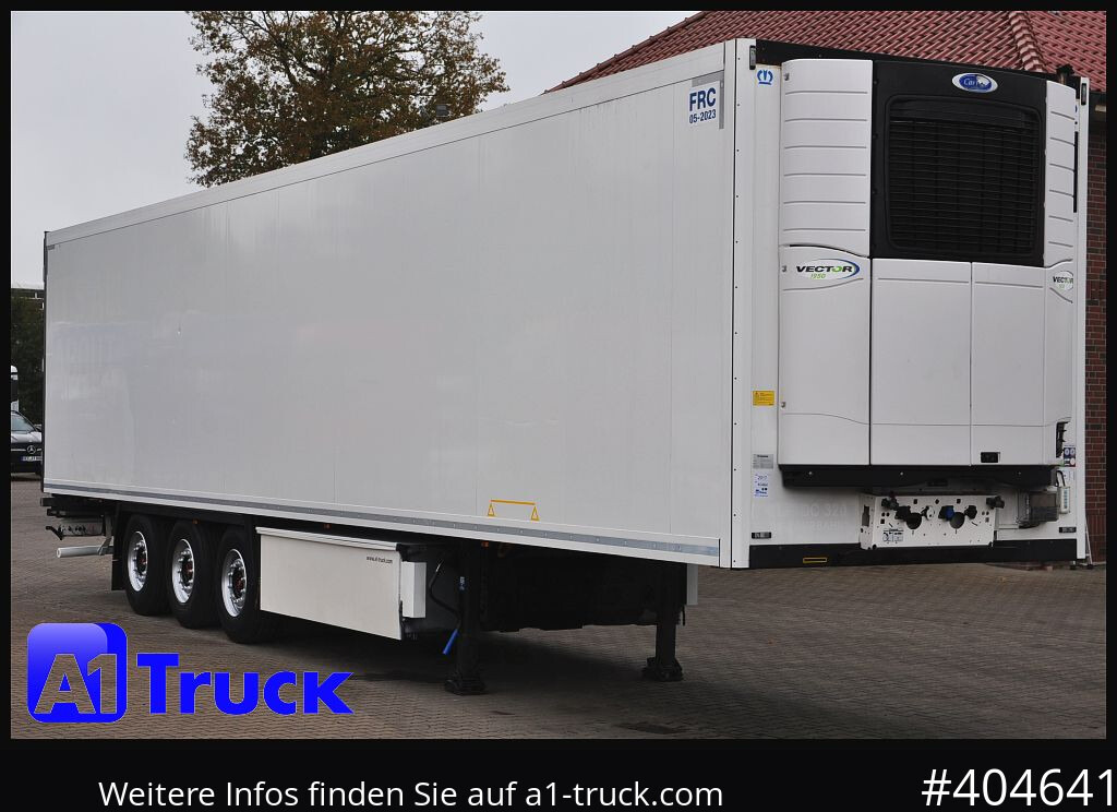 KRONE SDR 27, Rohrbahnen SAF Carrier Vector 1950, - Sơ mi rơ moóc đông lạnh: hình 1 KRONE SDR 27, Rohrbahnen SAF Carrier Vector 1950, - Sơ mi rơ moóc đông lạnh: hình 1