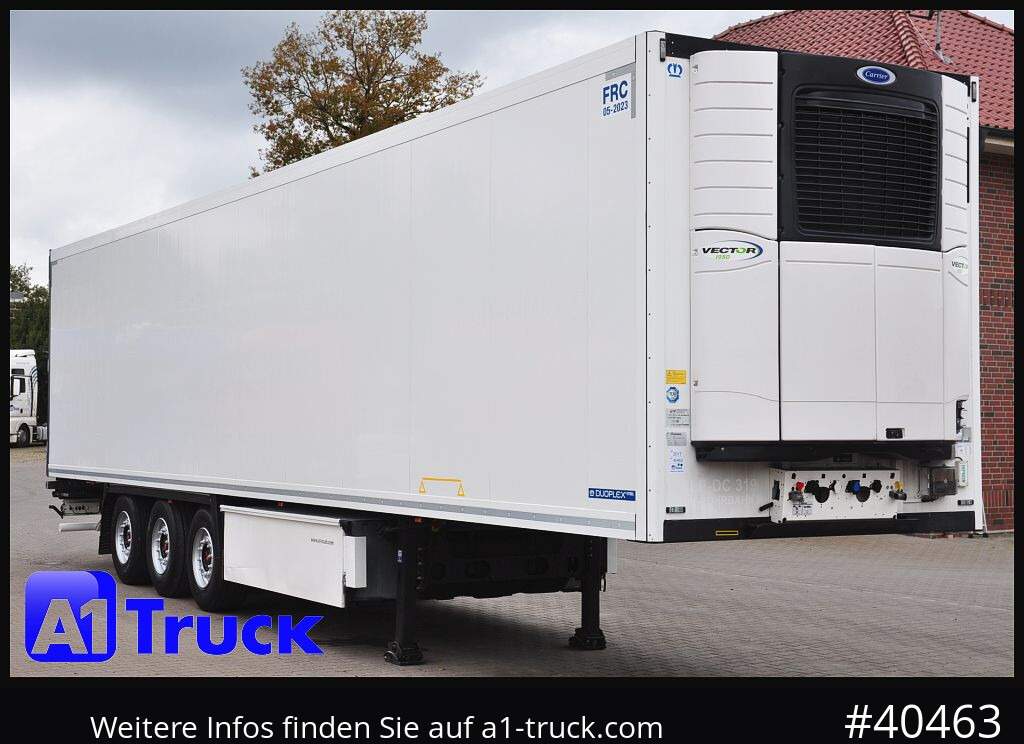 KRONE SDR 27, Rohrbahnen SAF Carrier Vector 1950, - Sơ mi rơ moóc đông lạnh: hình 1 KRONE SDR 27, Rohrbahnen SAF Carrier Vector 1950, - Sơ mi rơ moóc đông lạnh: hình 1