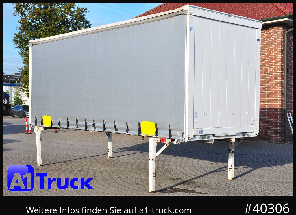 KRONE Wechselbrücke 7,45, Code XL, guter Zustand - Rèm bên hoán đổi thân: hình 1 KRONE Wechselbrücke 7,45, Code XL, guter Zustand - Rèm bên hoán đổi thân: hình 1