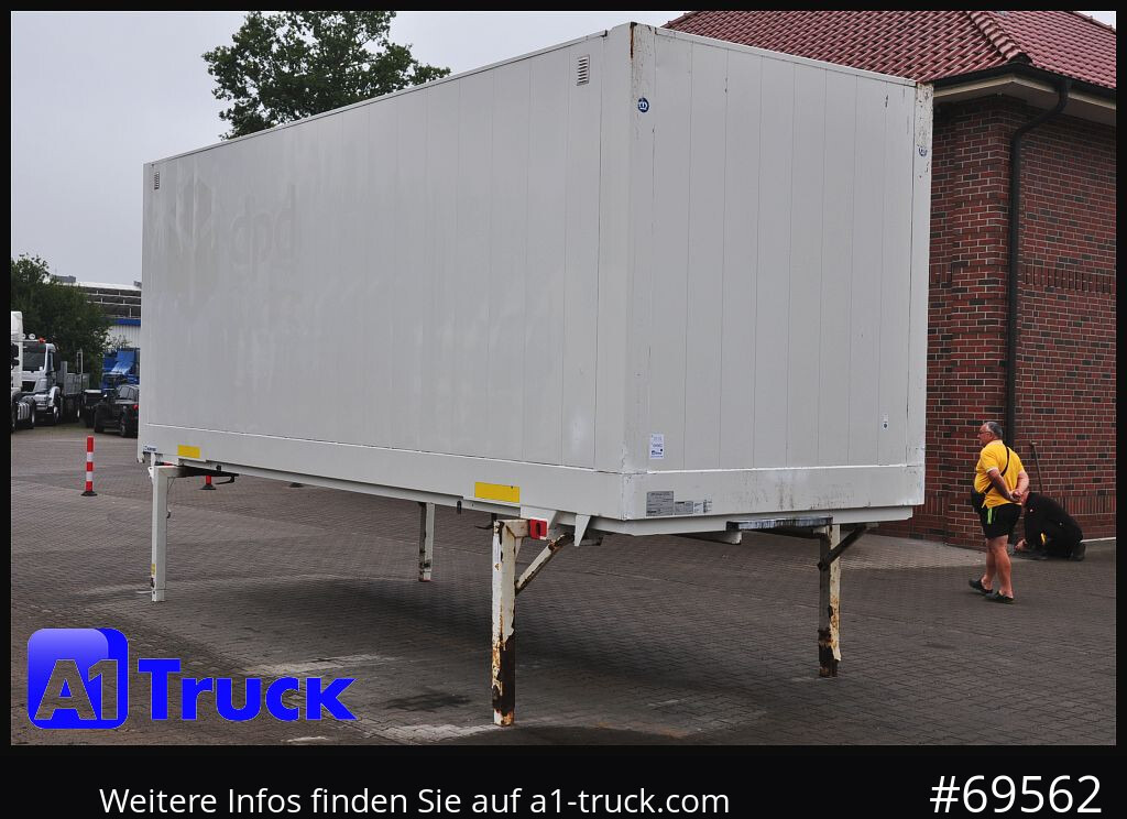 KRONE Wechselbrücke BDF 7,45 Koffer, Textil 2750mm innen, 20 x vorhanden - Hộp hoán đổi thân: hình 1 KRONE Wechselbrücke BDF 7,45 Koffer, Textil 2750mm innen, 20 x vorhanden - Hộp hoán đổi thân: hình 1