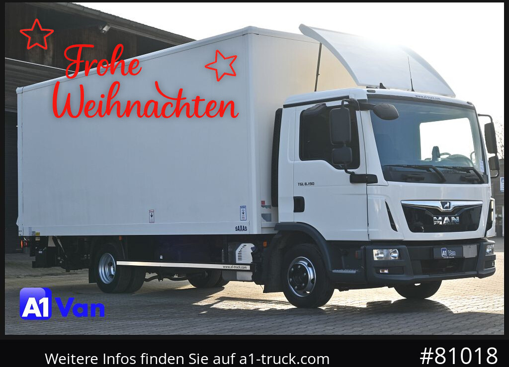 MAN TGL 8.190 4x2, Klima, LBW, Rockinger - Xe tải nhỏ thùng kín: hình 1 MAN TGL 8.190 4x2, Klima, LBW, Rockinger - Xe tải nhỏ thùng kín: hình 1