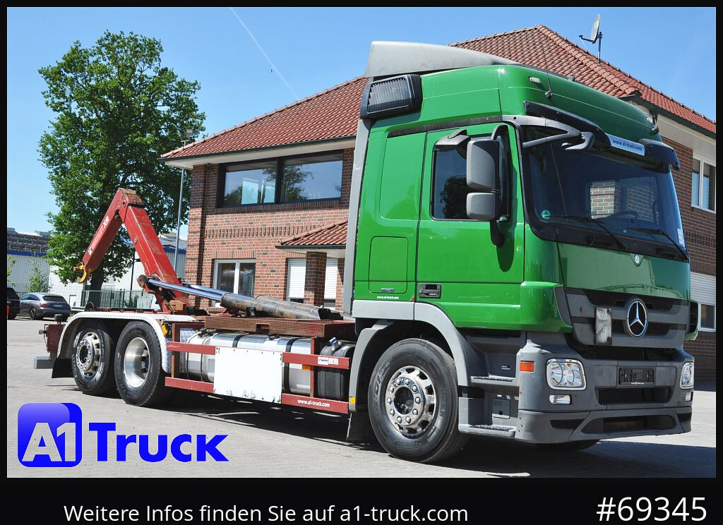 MERCEDES-BENZ Actros 2544 MP, HIAB XR 21S, Retarder - Xe tải nâng móc: hình 1 MERCEDES-BENZ Actros 2544 MP, HIAB XR 21S, Retarder - Xe tải nâng móc: hình 1