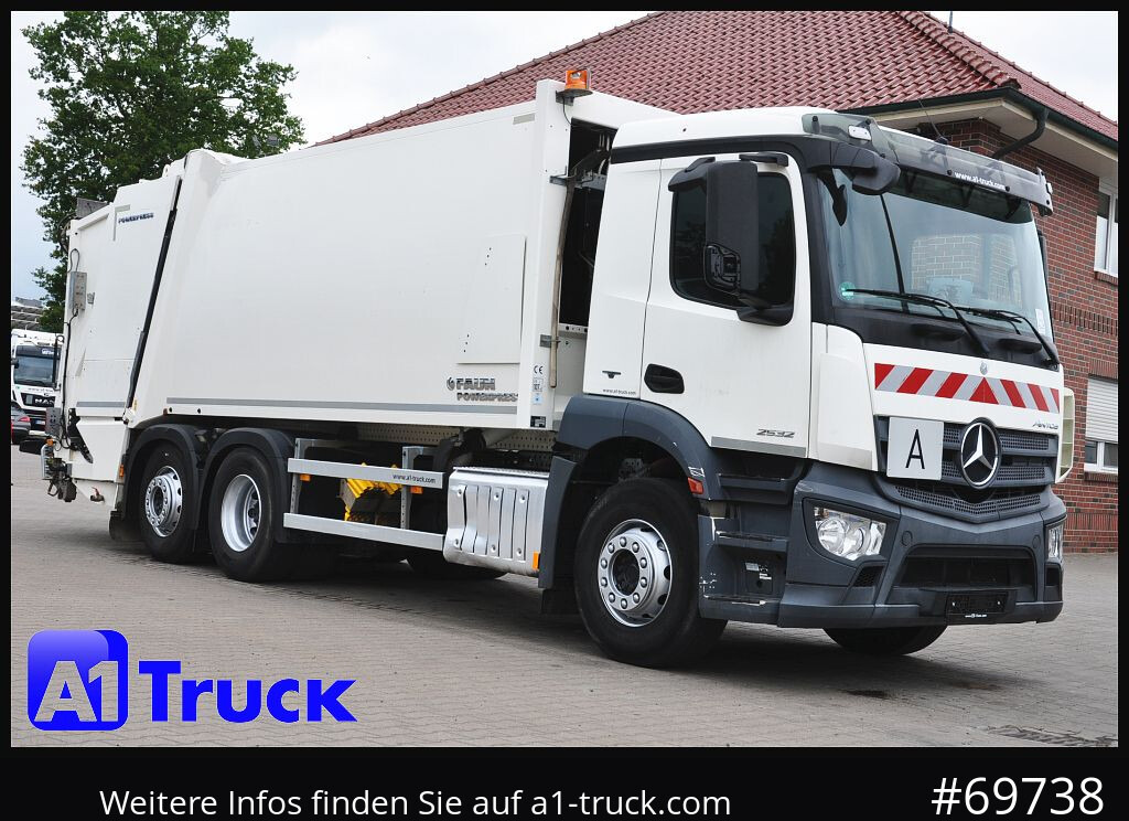 MERCEDES-BENZ Antos 2532 Faun Powerpress II Zöller Detla 2301, - Xe tải chở rác: hình 1 MERCEDES-BENZ Antos 2532 Faun Powerpress II Zöller Detla 2301, - Xe tải chở rác: hình 1