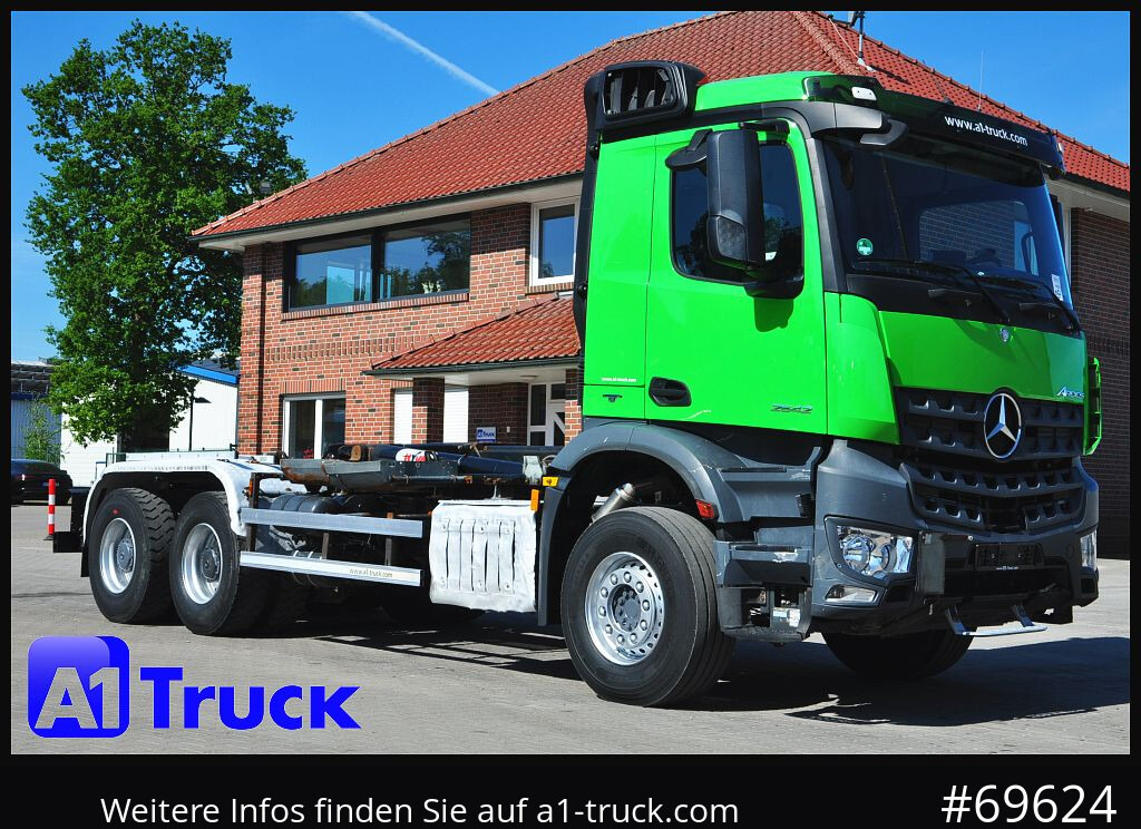 MERCEDES-BENZ Arocs 2542, Abrollkipper, 6x4, HYVA, - Xe tải nâng móc: hình 1 MERCEDES-BENZ Arocs 2542, Abrollkipper, 6x4, HYVA, - Xe tải nâng móc: hình 1
