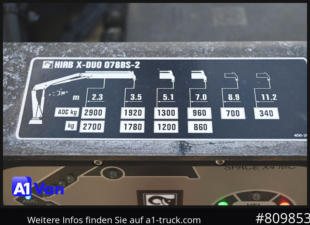 MERCEDES-BENZ Atego 816 Kipper Kran, Hiab, AHK, Klima - Xe ben, Xe cẩu tự hành: hình 3 MERCEDES-BENZ Atego 816 Kipper Kran, Hiab, AHK, Klima - Xe ben, Xe cẩu tự hành: hình 3