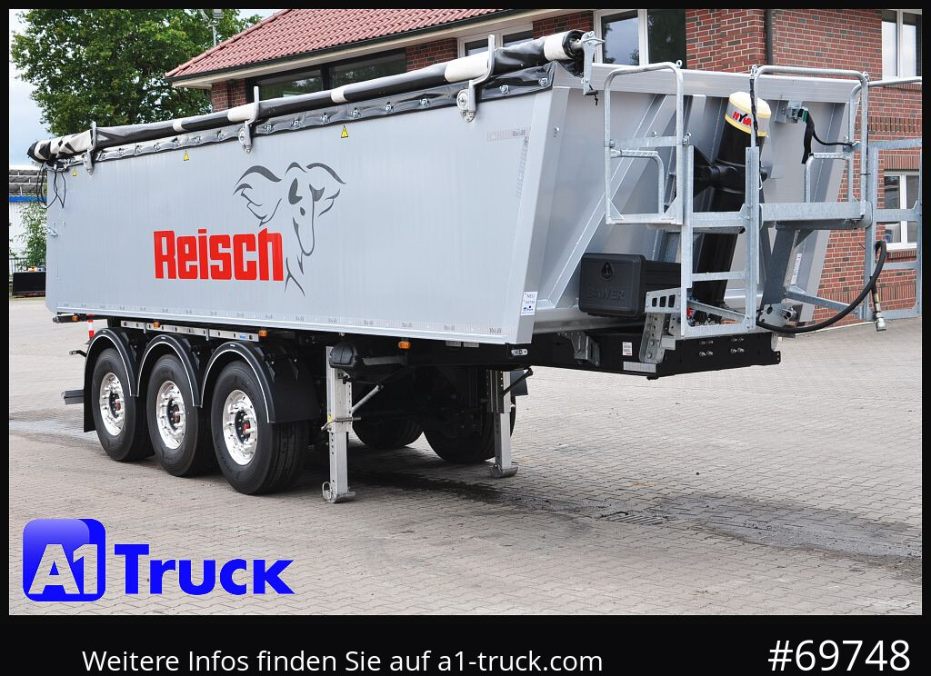 REISCH RHKS, Alu-Kippmulde 26m³, Lift SAF, - Sơ mi rơ moóc ben: hình 1 REISCH RHKS, Alu-Kippmulde 26m³, Lift SAF, - Sơ mi rơ moóc ben: hình 1