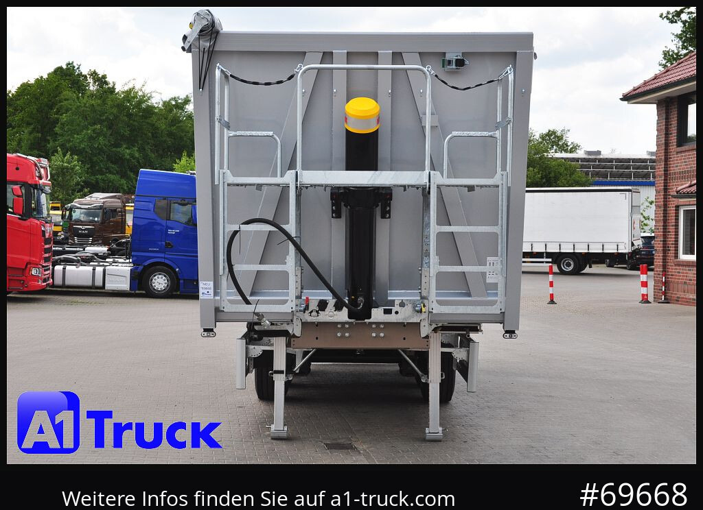 Sơ mi rơ moóc ben mới REISCH RHKS, Alu-Kippmulde 50m³, NEU Kombitüren, Alufelgen, Liftachse,: hình 14