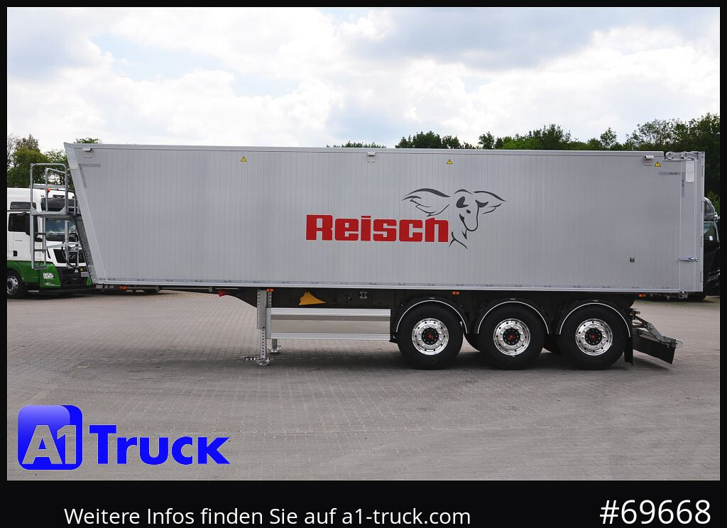 Sơ mi rơ moóc ben mới REISCH RHKS, Alu-Kippmulde 50m³, NEU Kombitüren, Alufelgen, Liftachse,: hình 12