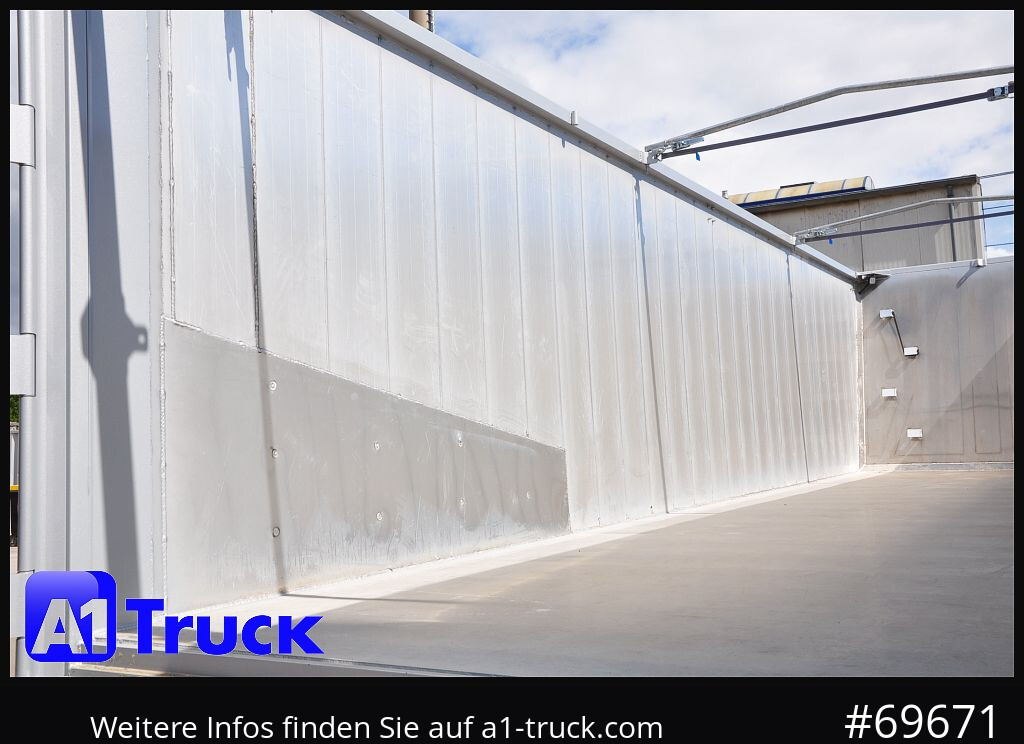 REISCH RHKS, Alu-Kippmulde 52m³, Kombitüren, Alufelgen, Liftachse, - Sơ mi rơ moóc ben: hình 2 REISCH RHKS, Alu-Kippmulde 52m³, Kombitüren, Alufelgen, Liftachse, - Sơ mi rơ moóc ben: hình 2