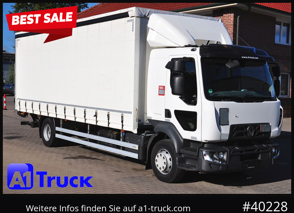 RENAULT D 280, 4x2, Ladebordwand, LBW, TÜV 06/2026 - Xe tải thùng mui bạt: hình 1 RENAULT D 280, 4x2, Ladebordwand, LBW, TÜV 06/2026 - Xe tải thùng mui bạt: hình 1