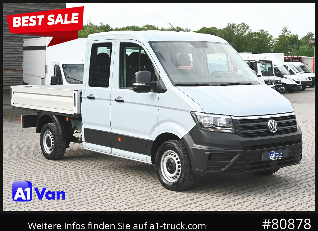 VOLKSWAGEN Crafter 35 Pritsche Doka, AHK, 7-Sitzer, Heckantrieb - Xe tải nhỏ phẳng, Xe tải van: hình 1 VOLKSWAGEN Crafter 35 Pritsche Doka, AHK, 7-Sitzer, Heckantrieb - Xe tải nhỏ phẳng, Xe tải van: hình 1