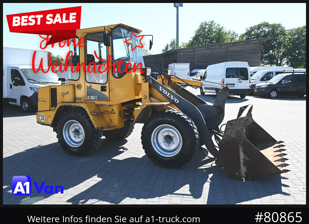VOLVO Volvo ZL 502-C - Máy xúc lật bánh lốp: hình 1 VOLVO Volvo ZL 502-C - Máy xúc lật bánh lốp: hình 1