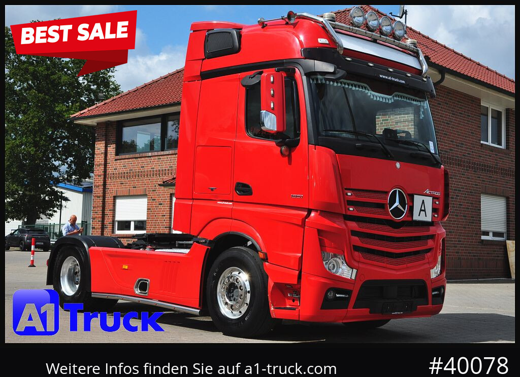 MERCEDES-BENZ Actros 1851LL BigSpace, Hydraulik, Retarder - Xe đầu kéo: hình 1 MERCEDES-BENZ Actros 1851LL BigSpace, Hydraulik, Retarder - Xe đầu kéo: hình 1