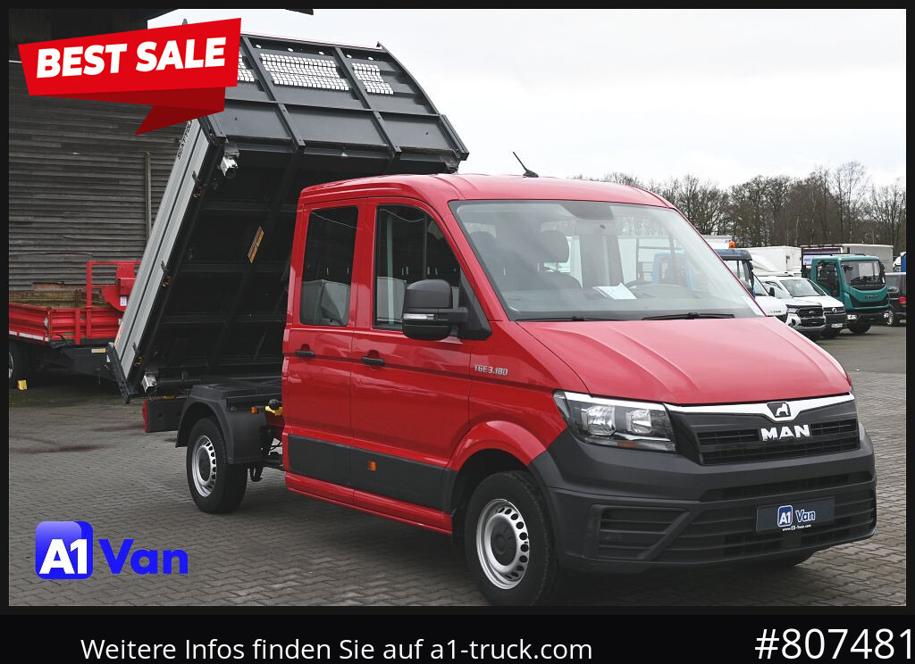 MAN TGE 3.180 Doka Kipper,Klima, AHK - Xe tải: hình 1 MAN TGE 3.180 Doka Kipper,Klima, AHK - Xe tải: hình 1