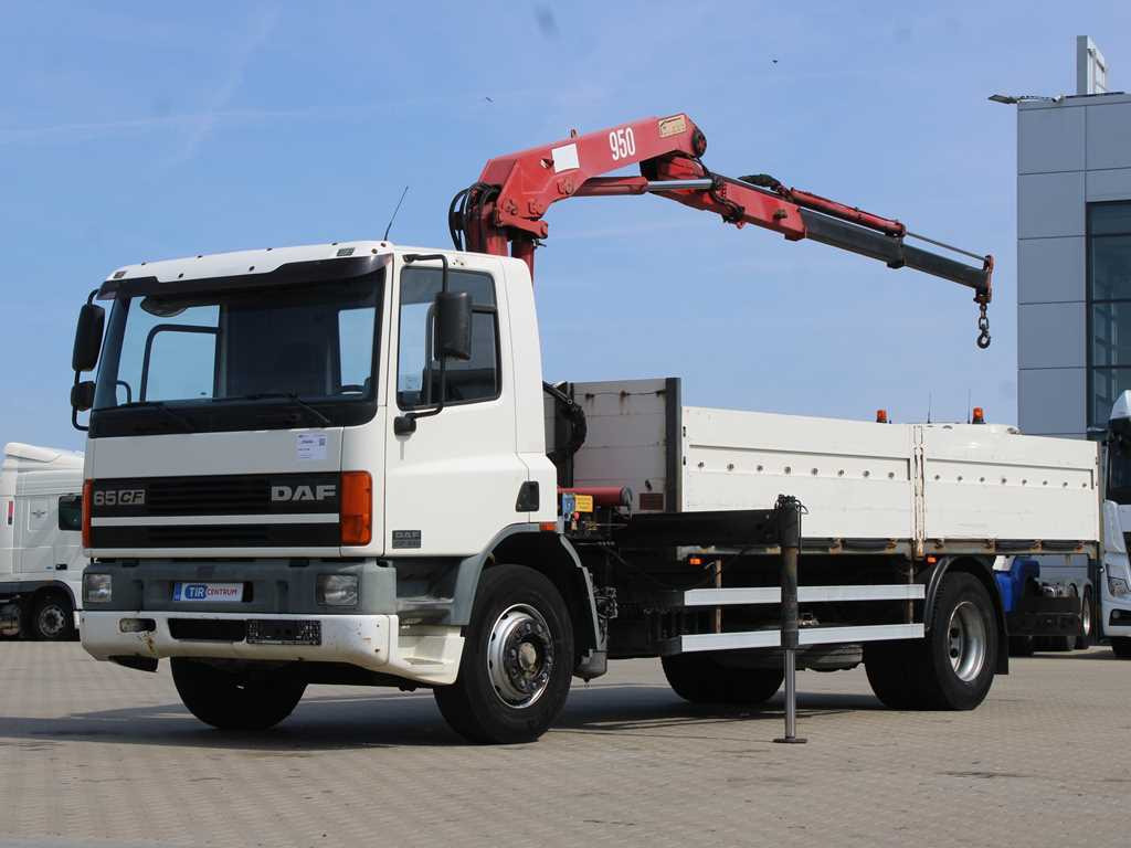 DAF CF 240, HYDRAULIC ARM HMF 953 K2, PNEU 80% - Xe tải thùng lửng/ Phẳng, Xe cẩu tự hành: hình 1 DAF CF 240, HYDRAULIC ARM HMF 953 K2, PNEU 80% - Xe tải thùng lửng/ Phẳng, Xe cẩu tự hành: hình 1