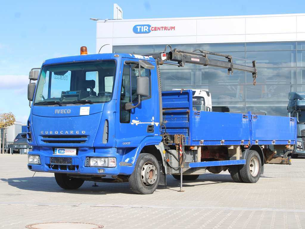 Iveco EUROCARGO 100E17, EURO 3, HYDRAULIC ARM HIAB 035-2 - Xe tải thùng lửng/ Phẳng, Xe cẩu tự hành: hình 1 Iveco EUROCARGO 100E17, EURO 3, HYDRAULIC ARM HIAB 035-2 - Xe tải thùng lửng/ Phẳng, Xe cẩu tự hành: hình 1