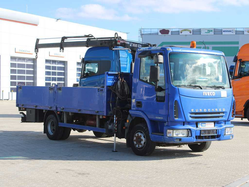 Iveco EUROCARGO 100E17, EURO 3, HYDRAULIC ARM HIAB 035-2 - Xe tải thùng lửng/ Phẳng, Xe cẩu tự hành: hình 3 Iveco EUROCARGO 100E17, EURO 3, HYDRAULIC ARM HIAB 035-2 - Xe tải thùng lửng/ Phẳng, Xe cẩu tự hành: hình 3