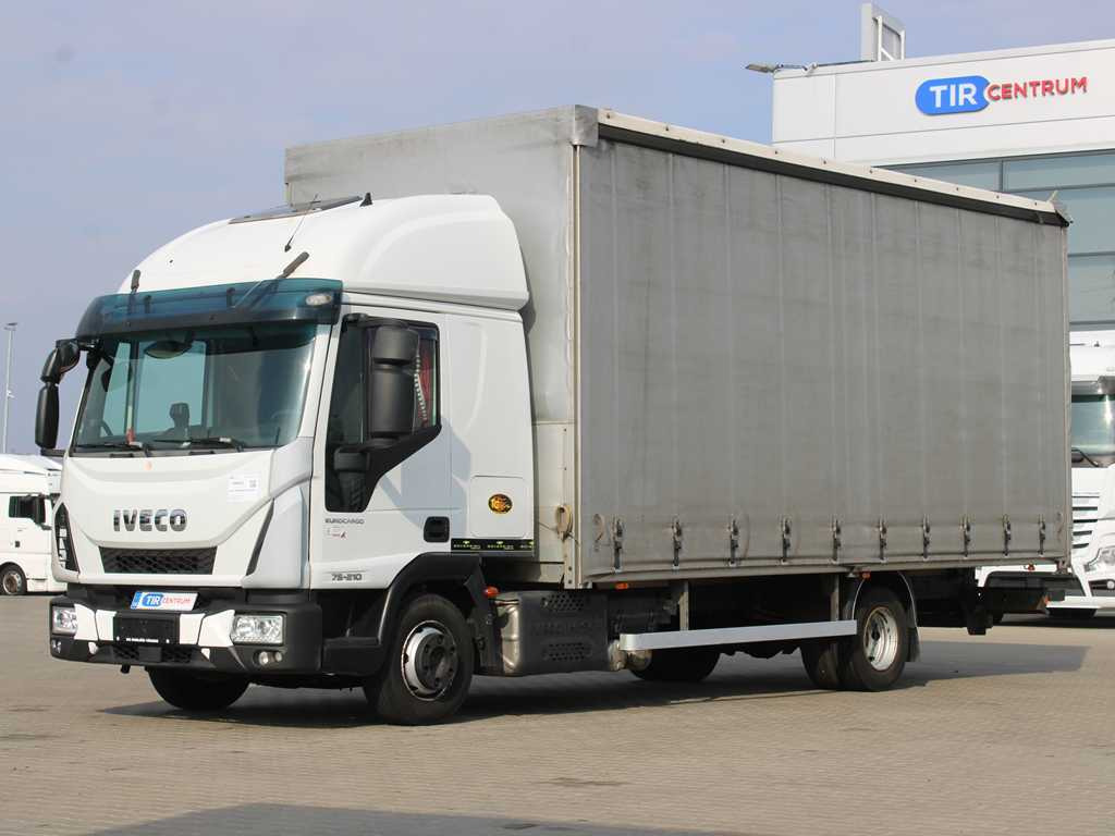 Iveco EUROCARGO 75E210, EURO 6, PNEU 80% - Xe tải thùng mui bạt: hình 1 Iveco EUROCARGO 75E210, EURO 6, PNEU 80% - Xe tải thùng mui bạt: hình 1