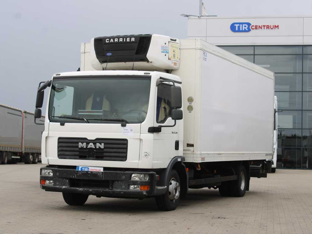 MAN TGL 12.210, EURO 4, HYDRAULIC FRONT, CARRIER SUPRA 850 Mt, 2X EVAPORATOR - Xe tải đông lạnh: hình 1 MAN TGL 12.210, EURO 4, HYDRAULIC FRONT, CARRIER SUPRA 850 Mt, 2X EVAPORATOR - Xe tải đông lạnh: hình 1