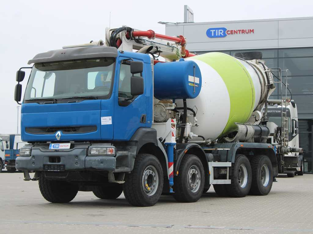 Renault KERAX 420, EURO 3, 7m3, 8X4, CIFA MAGNUM MK 24.4 CONCRETE PUMP - Xe trộn bơm bê tông: hình 1 Renault KERAX 420, EURO 3, 7m3, 8X4, CIFA MAGNUM MK 24.4 CONCRETE PUMP - Xe trộn bơm bê tông: hình 1