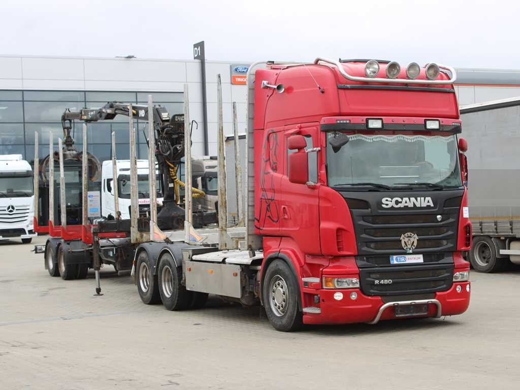 Scania R 480, HYDRAULIC ARM LHO L120Z(78), 6X4 - Xe chở gỗ, Xe cẩu tự hành: hình 3 Scania R 480, HYDRAULIC ARM LHO L120Z(78), 6X4 - Xe chở gỗ, Xe cẩu tự hành: hình 3