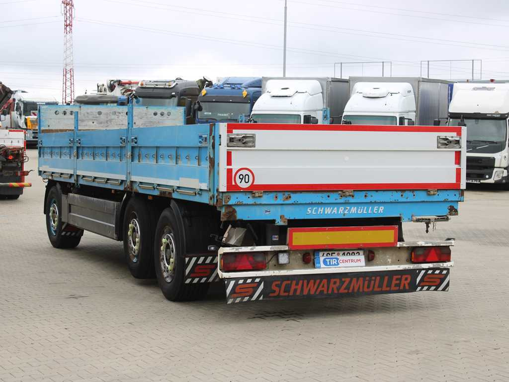 Schwarzmüller PA 3/E, LIFTING AXLE, SIDE PANEL - Rơ moóc thùng lửng/ Phẳng: hình 5 Schwarzmüller PA 3/E, LIFTING AXLE, SIDE PANEL - Rơ moóc thùng lửng/ Phẳng: hình 5
