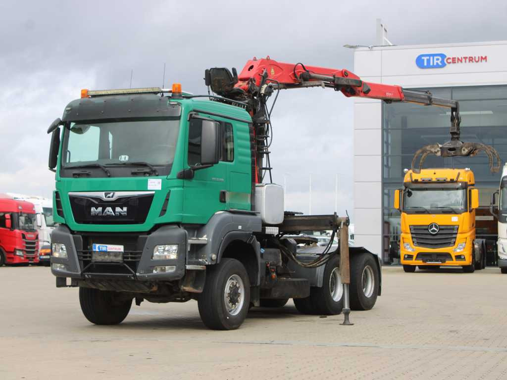 MAN TGS 33.500, 6X6, EURO 6, RETARDER, PALFINGER HYDRAULIC ARM Q170Z96 - Xe đầu kéo: hình 1 MAN TGS 33.500, 6X6, EURO 6, RETARDER, PALFINGER HYDRAULIC ARM Q170Z96 - Xe đầu kéo: hình 1