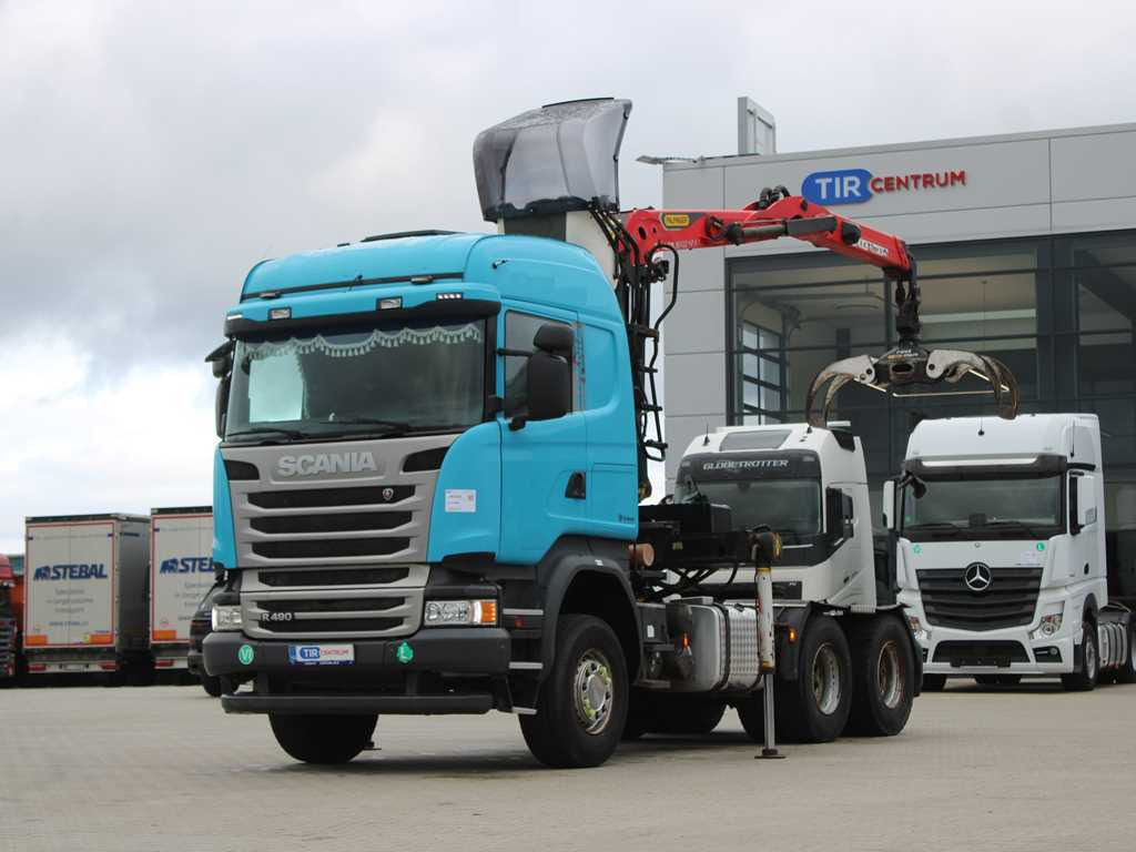 Scania R490, 6X4, EURO 6, DOUBLE CIRCUIT HYDRAULIC, PALFINGER EPSILON M13Z91 - Xe đầu kéo: hình 1 Scania R490, 6X4, EURO 6, DOUBLE CIRCUIT HYDRAULIC, PALFINGER EPSILON M13Z91 - Xe đầu kéo: hình 1