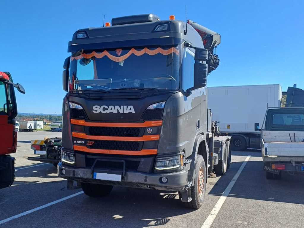 Scania R500, 6x6, RETARDER, OPTICRUISE, PALFINGER EPSILON S260Z96 - Xe đầu kéo: hình 1 Scania R500, 6x6, RETARDER, OPTICRUISE, PALFINGER EPSILON S260Z96 - Xe đầu kéo: hình 1