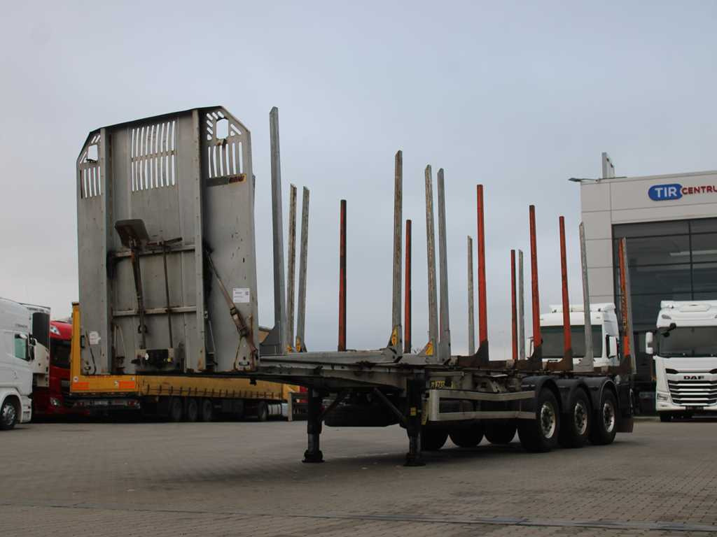 ZASŁAW D-651A, 2x LIFTING AXLE - Sơ mi rơ moóc chở gỗ: hình 1 ZASŁAW D-651A, 2x LIFTING AXLE - Sơ mi rơ moóc chở gỗ: hình 1