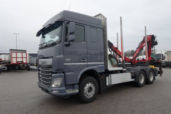 DAF FAT XF 510 mit Penz Ladekran 15Z8.70 inkl. Holzgreifer 6x4 - Xe chở gỗ: hình 1 DAF FAT XF 510 mit Penz Ladekran 15Z8.70 inkl. Holzgreifer 6x4 - Xe chở gỗ: hình 1