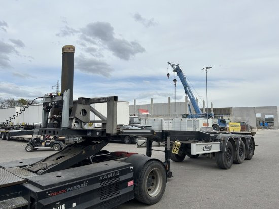 FLIEGL 30 ft Container Kippchassis ,Alufelgen - Xe chở container/ Sơ mi rơ moóc hoán đổi thân: hình 1 FLIEGL 30 ft Container Kippchassis ,Alufelgen - Xe chở container/ Sơ mi rơ moóc hoán đổi thân: hình 1