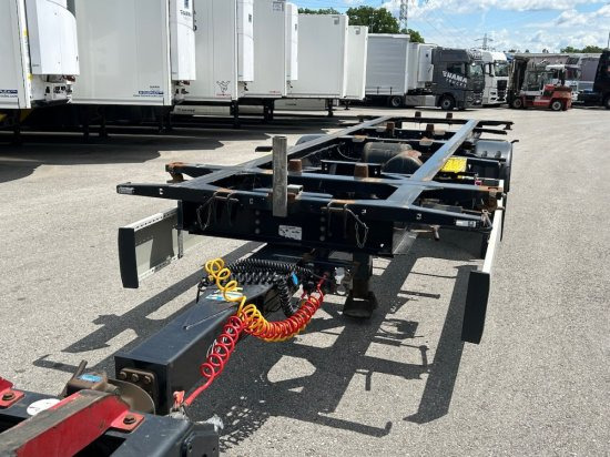 Krone 1-Achs Lafette BPW-Achse, Heckabstützung - Xe chở container/ Rơ moóc hoán đổi thân: hình 2 Krone 1-Achs Lafette BPW-Achse, Heckabstützung - Xe chở container/ Rơ moóc hoán đổi thân: hình 2