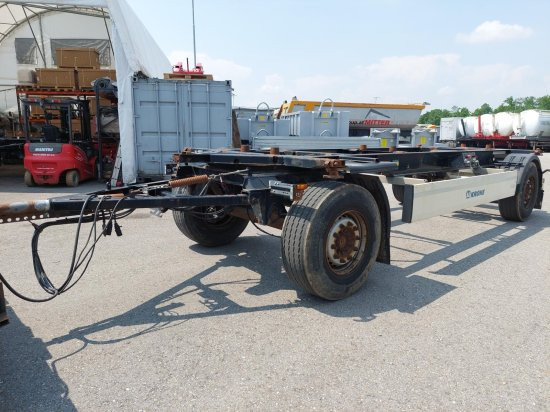 Krone AZ 18, Standard-Lafette Krone-Achsen, - Xe chở container/ Rơ moóc hoán đổi thân: hình 5 Krone AZ 18, Standard-Lafette Krone-Achsen, - Xe chở container/ Rơ moóc hoán đổi thân: hình 5