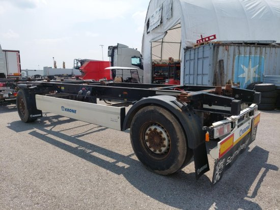 Krone AZ 18, Standard-Lafette Krone-Achsen, - Xe chở container/ Rơ moóc hoán đổi thân: hình 4 Krone AZ 18, Standard-Lafette Krone-Achsen, - Xe chở container/ Rơ moóc hoán đổi thân: hình 4