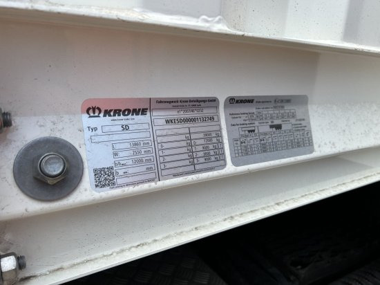Krone SDK27 Dryliner Koffer Auflieger, Zurschienen, Mehrere Einheiten verfügbar - Sơ mi rơ moóc hộp kín: hình 5 Krone SDK27 Dryliner Koffer Auflieger, Zurschienen, Mehrere Einheiten verfügbar - Sơ mi rơ moóc hộp kín: hình 5