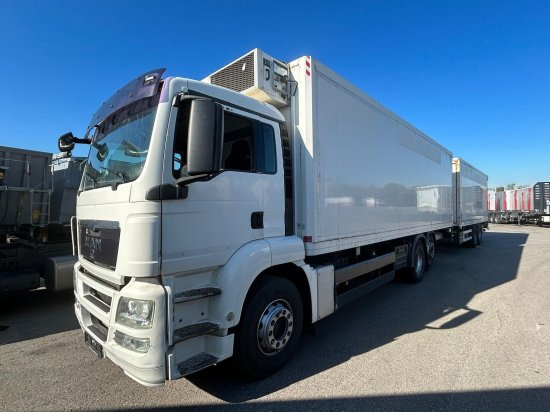 MAN TGS 26.360 6x2 LL, Tiefkühlkoffer Intarder, Liftachse - Xe tải đông lạnh: hình 1 MAN TGS 26.360 6x2 LL, Tiefkühlkoffer Intarder, Liftachse - Xe tải đông lạnh: hình 1