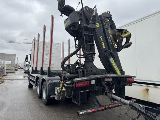 MAN TGS 33.510 BL 6x4, Intarder, Holztransporter, LIV 120Z - Xe chở gỗ, Xe cẩu tự hành: hình 5 MAN TGS 33.510 BL 6x4, Intarder, Holztransporter, LIV 120Z - Xe chở gỗ, Xe cẩu tự hành: hình 5