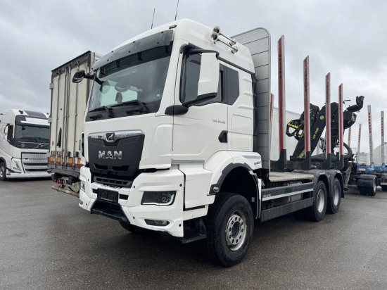 MAN TGS 33.510 BL 6x4, Intarder, Holztransporter, LIV 120Z - Xe chở gỗ, Xe cẩu tự hành: hình 1 MAN TGS 33.510 BL 6x4, Intarder, Holztransporter, LIV 120Z - Xe chở gỗ, Xe cẩu tự hành: hình 1